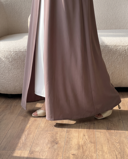 Mocha Taupe Classic Essential Abaya