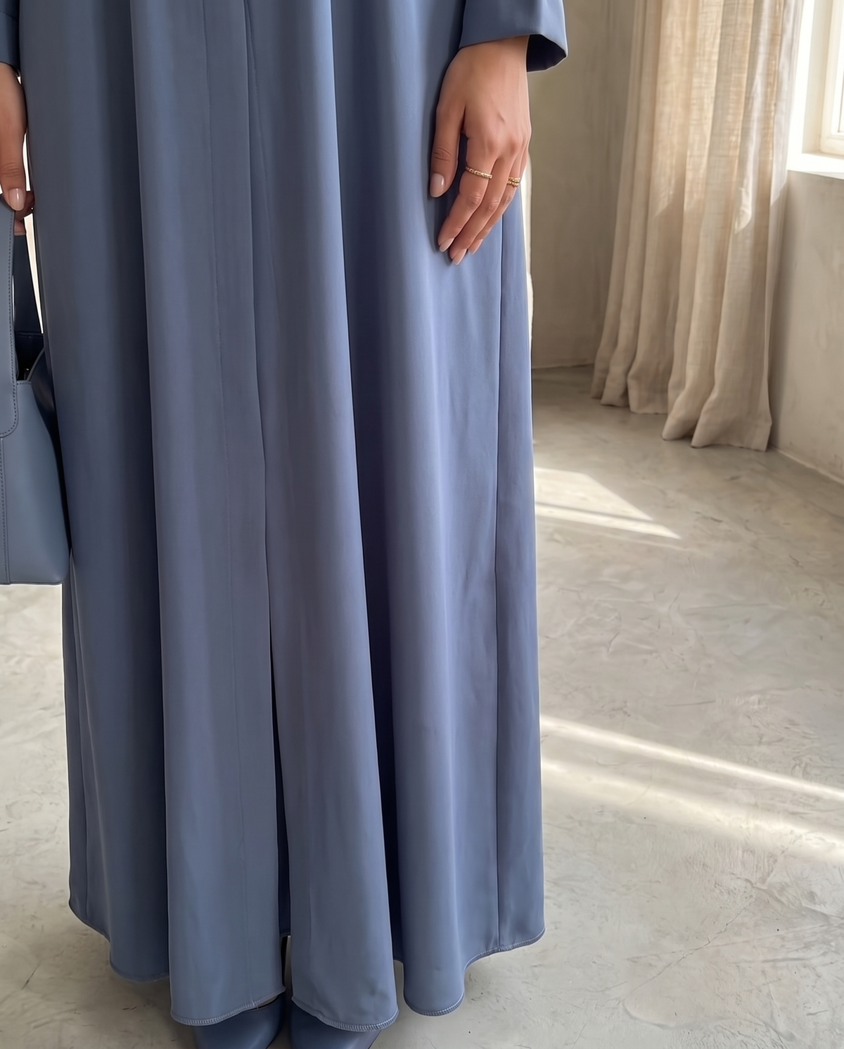 Ocean Blue Signature Essential Abaya