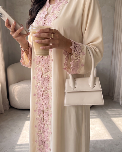 Blossom Lace Abaya
