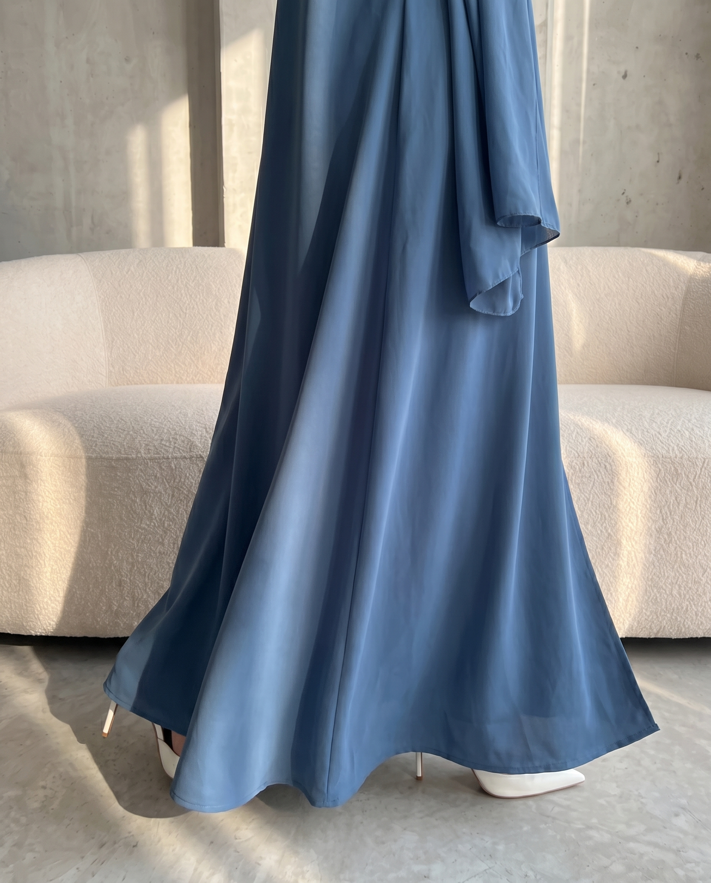 Ocean Blue Signature Essential Abaya
