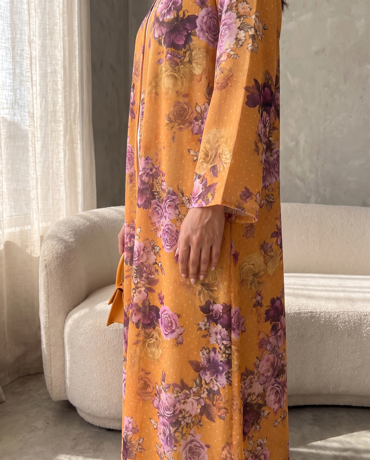 Amber Blossom Abaya