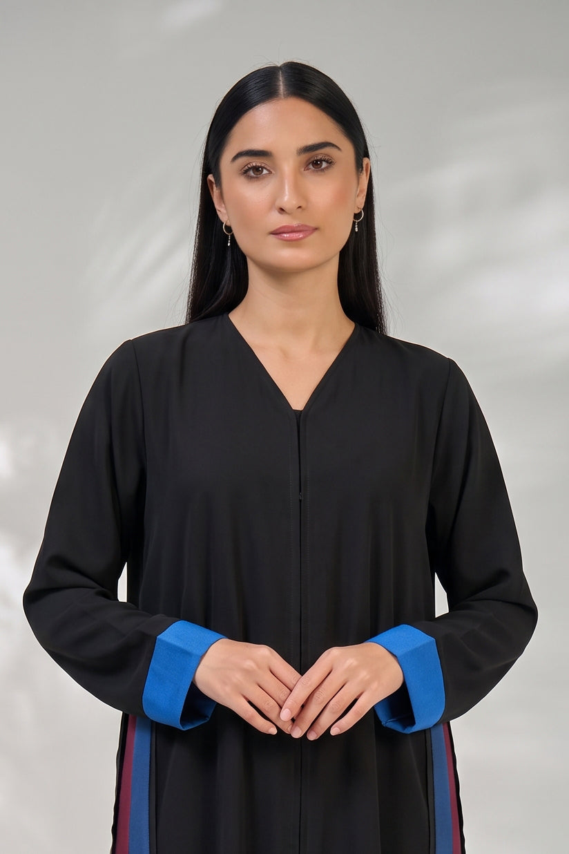 Horizon Contrast Abaya