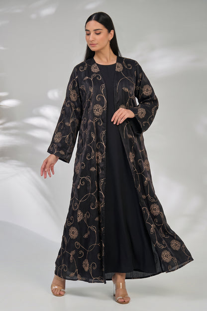 Golden Vine Abaya