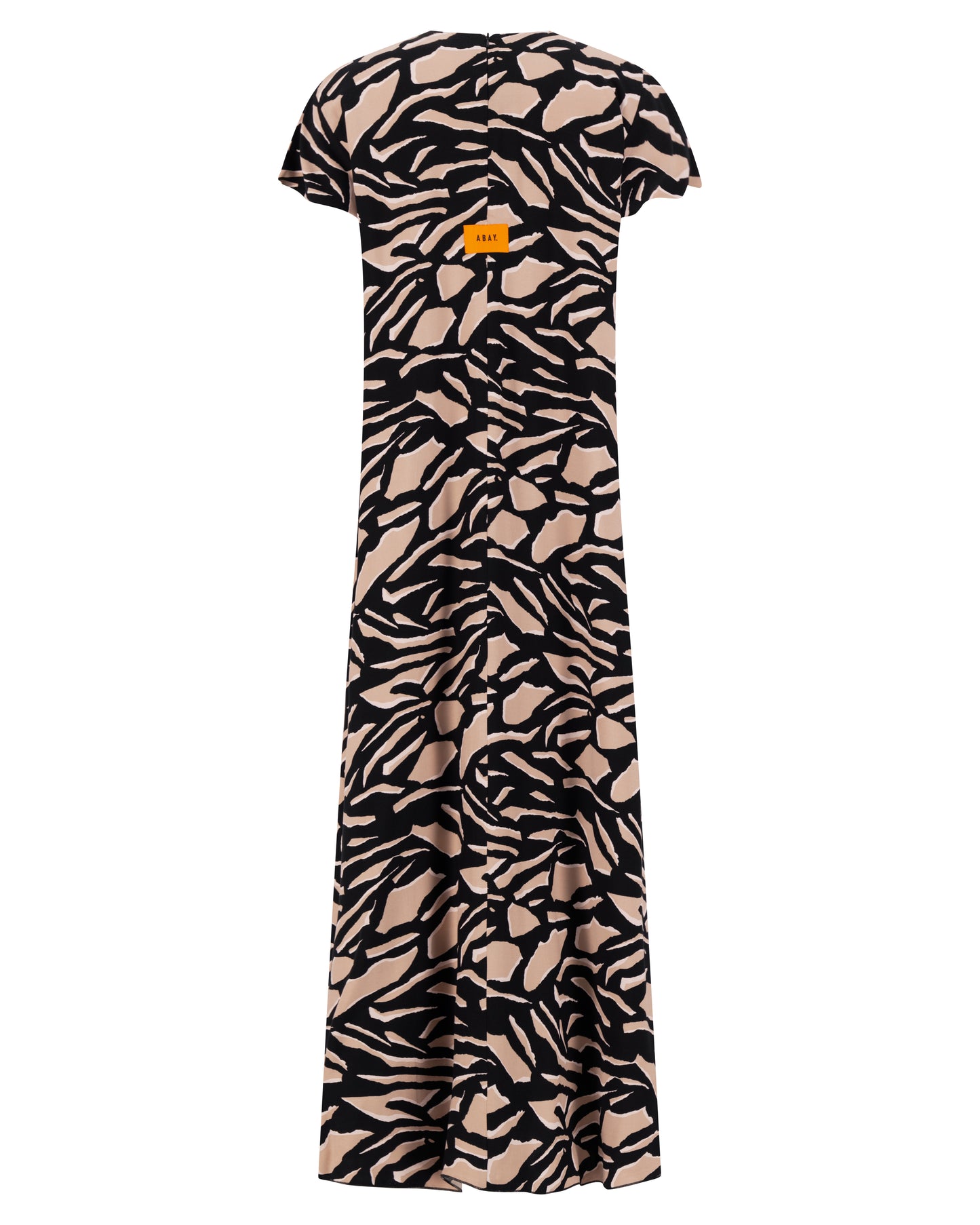 Sand & Noir Abstract Printed Dress