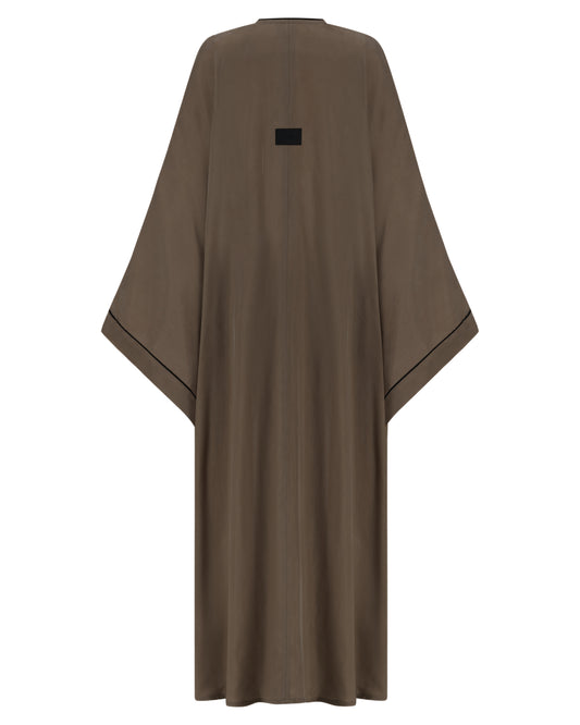 نسيج الظل Abaya في البط البري الأسود