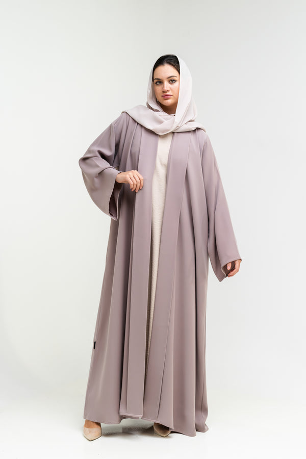 Premium Open Abaya with Smooth Finish