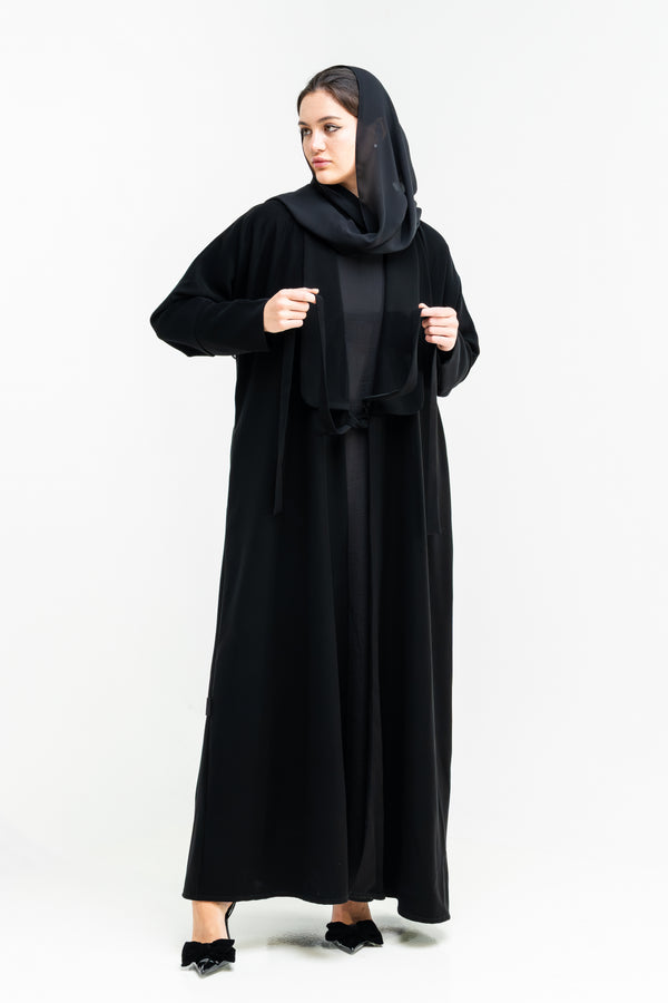 Midnight Bloom Abaya