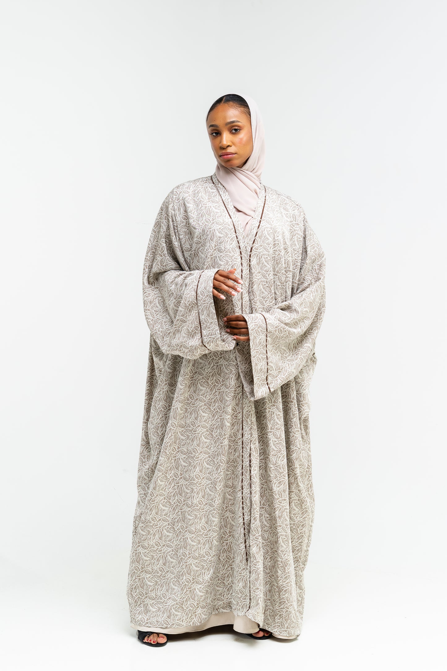 Vory Vine Jacquard Abaya