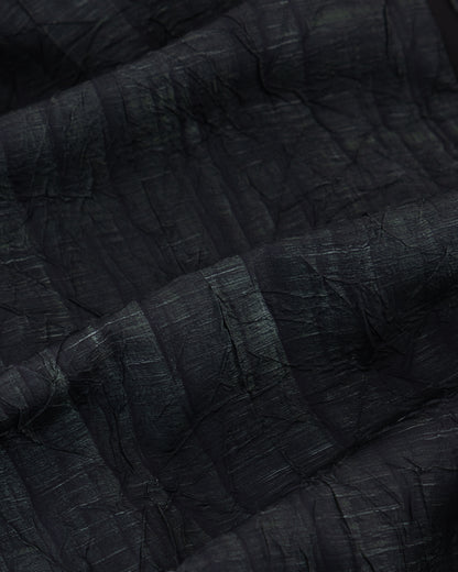 Open Abaya with Forest Texture Print