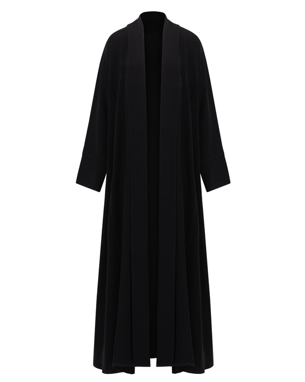 Premium Open Abaya with Folded Cuff Sleeves