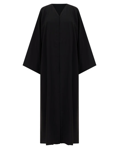 Classic Abaya with Clean Front Panel
