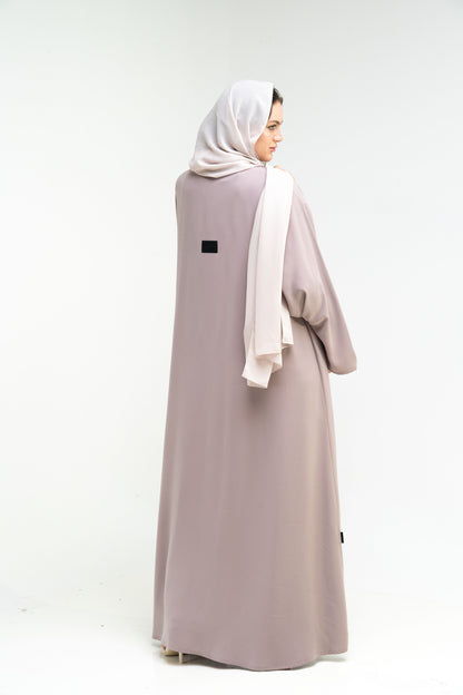 Premium Open Abaya with Smooth Finish