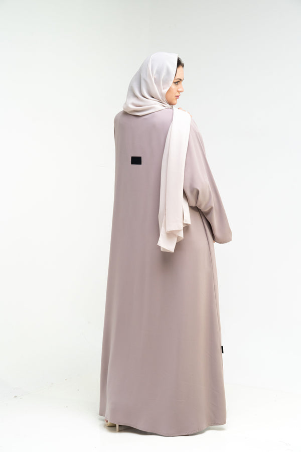 Premium Open Abaya with Smooth Finish – hover image