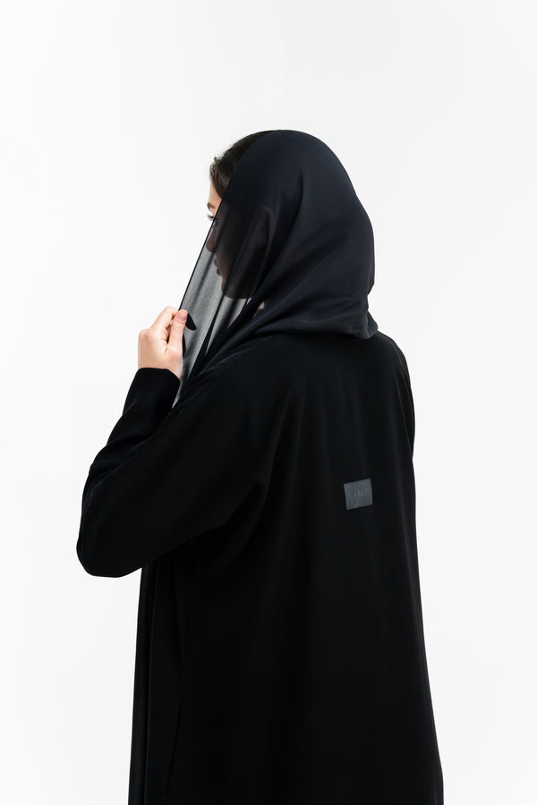 Midnight Bloom Abaya – hover image