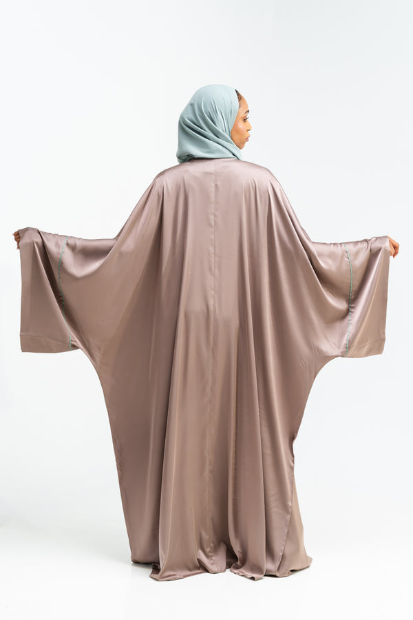 Olive Sand Harmony Abaya Set – hover image