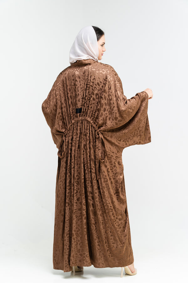 Desert Ember Textured Abaya – hover image