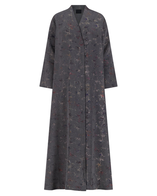 Velvet Plum Dusk Abaya – hover image