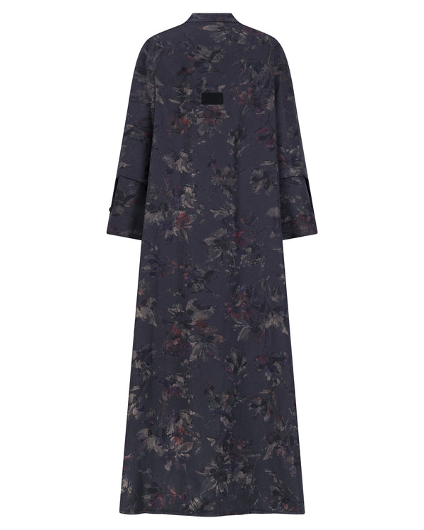 Ebony Petal Abaya – hover image