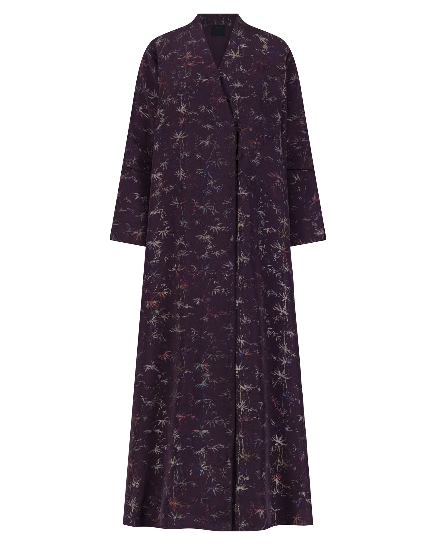 Garnet Leaf Mist Abaya