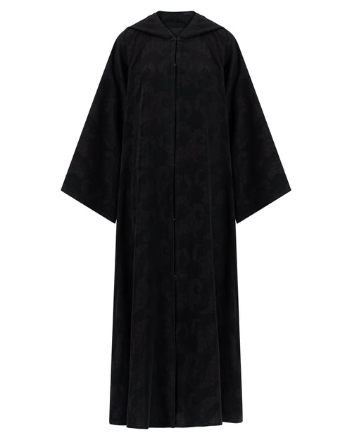 Baroque Burnout Abaya – hover image