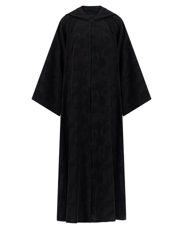 Baroque Burnout Abaya – hover image