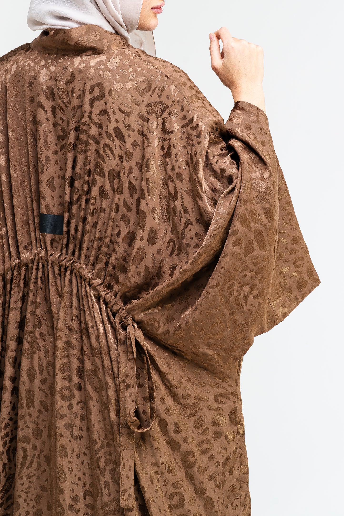 Desert Ember Textured Abaya