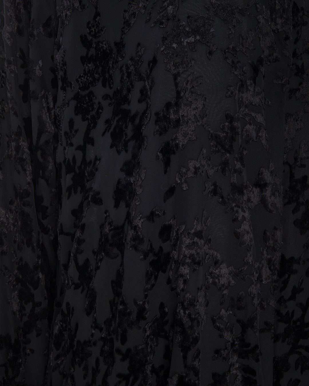 Classic Abaya with Velvet Floral Texture