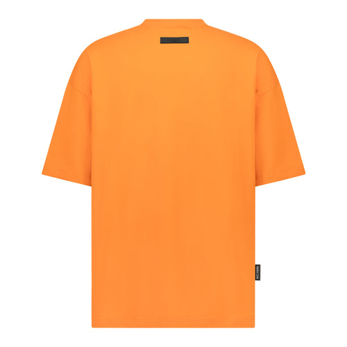 Oversized Minimalist T-Shirt (Orange) – hover image