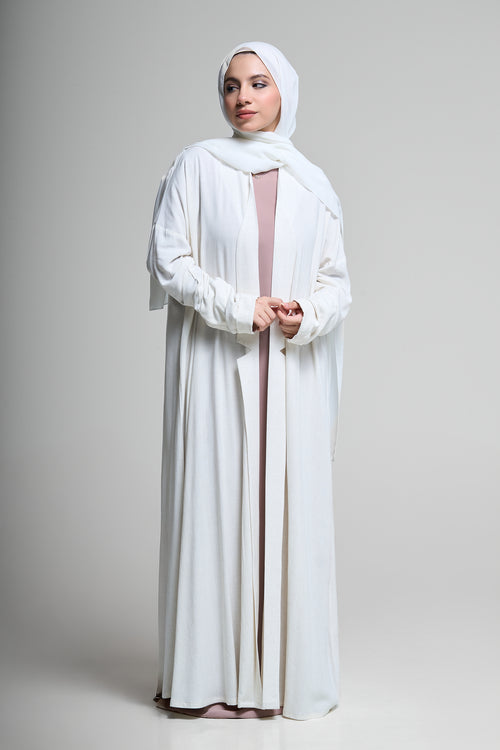 Classic White Abaya