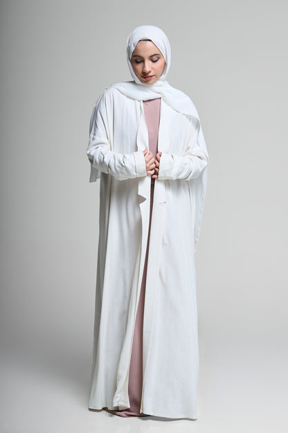 Classic White Abaya