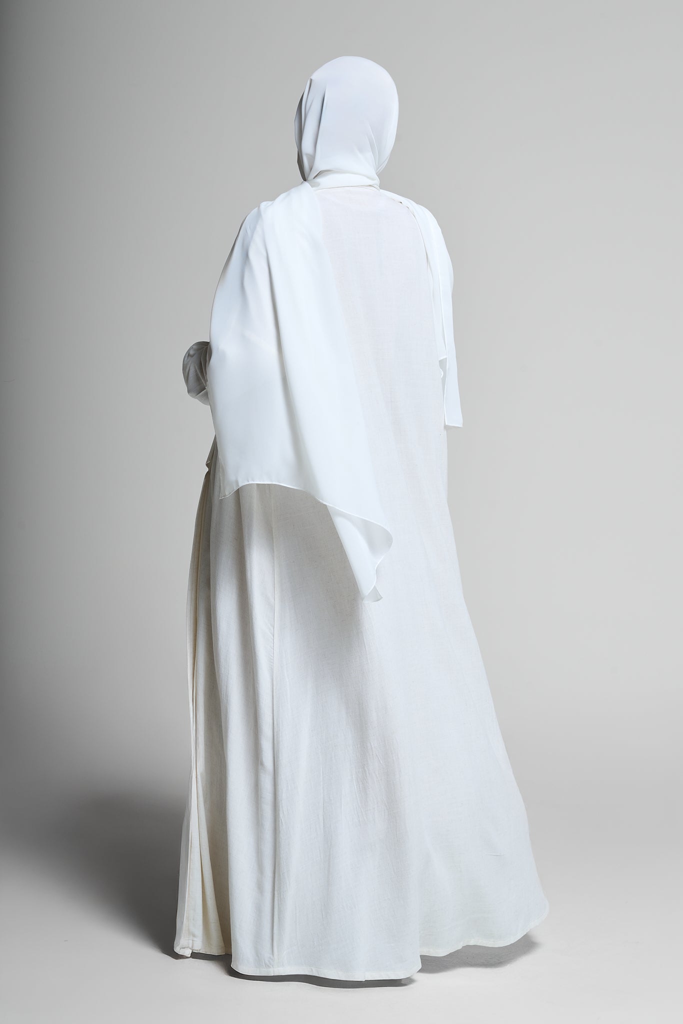 Classic White Abaya