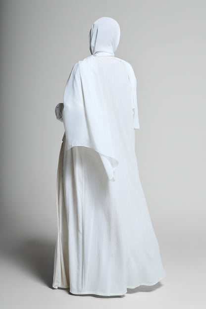 Classic White Abaya