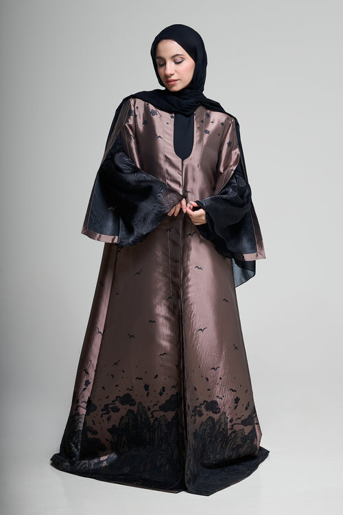 Bronze Twilight Abaya – hover image