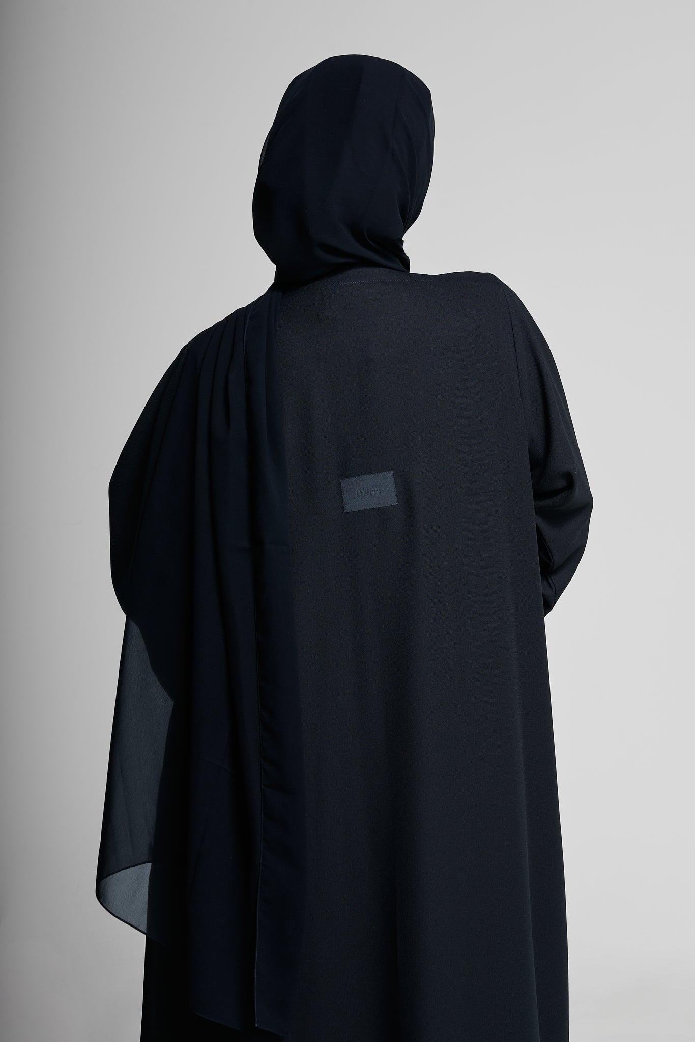 Abaya with Lace Sleeve Detail