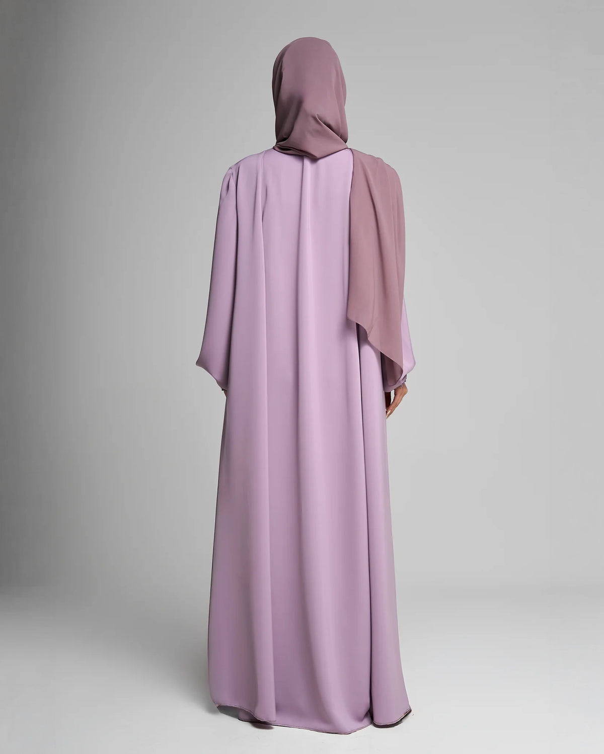 Classic Silhouette Lavender Abaya
