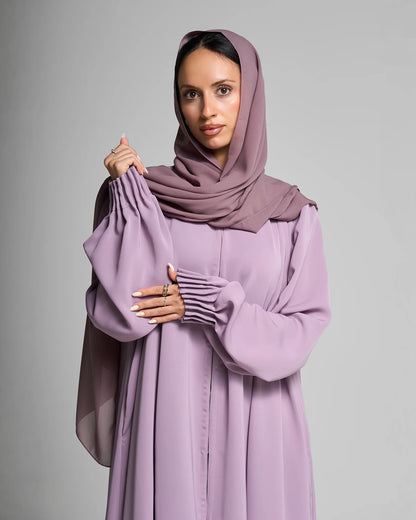 Classic Silhouette Lavender Abaya