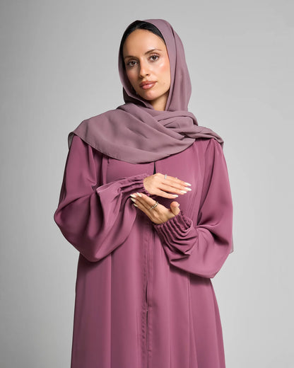 Classic Silhouette Rose Abaya