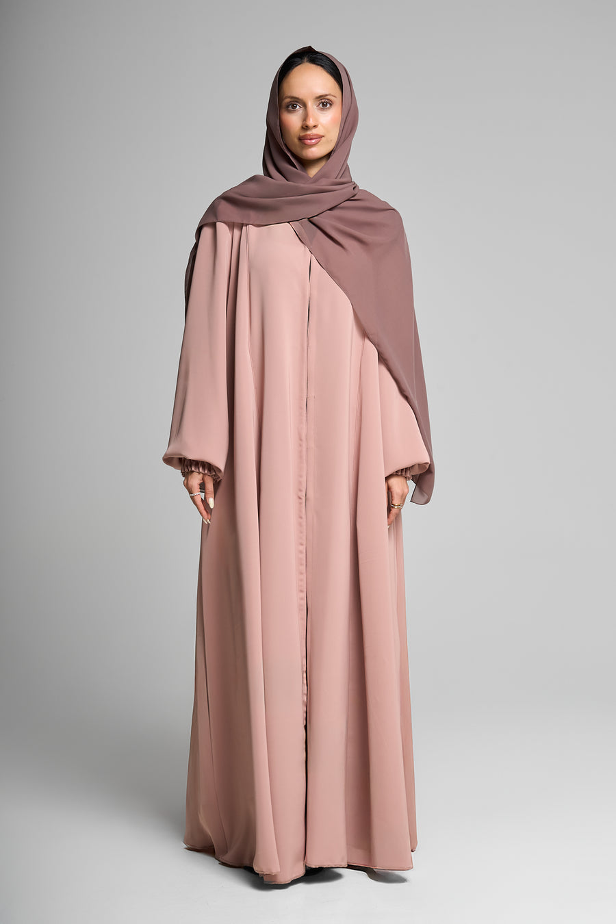 Classic Silhouette Pale Chestnut Abaya