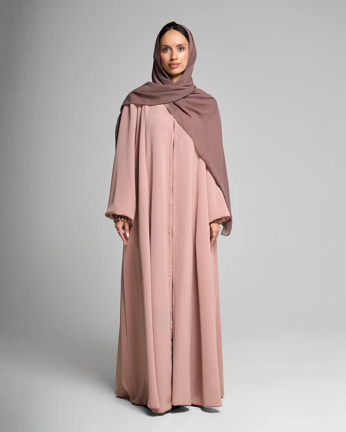 Classic Silhouette Pale Chestnut Abaya