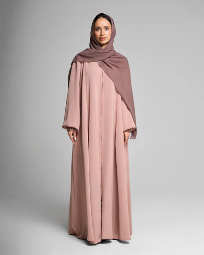 Classic Silhouette Pale Chestnut Abaya