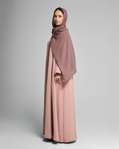Classic Silhouette Pale Chestnut Abaya
