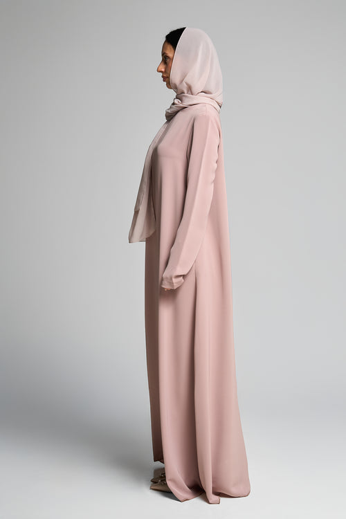 Blush Serenity Abaya – hover image