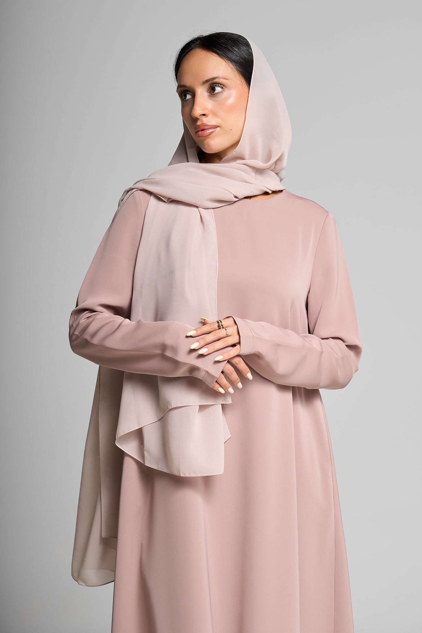 Blush Serenity Abaya