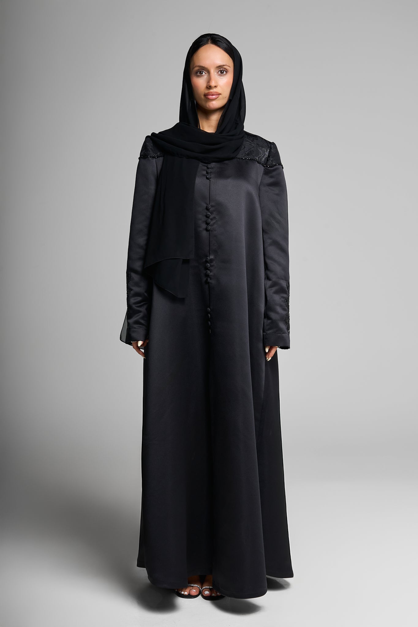 Eternal Black Abaya