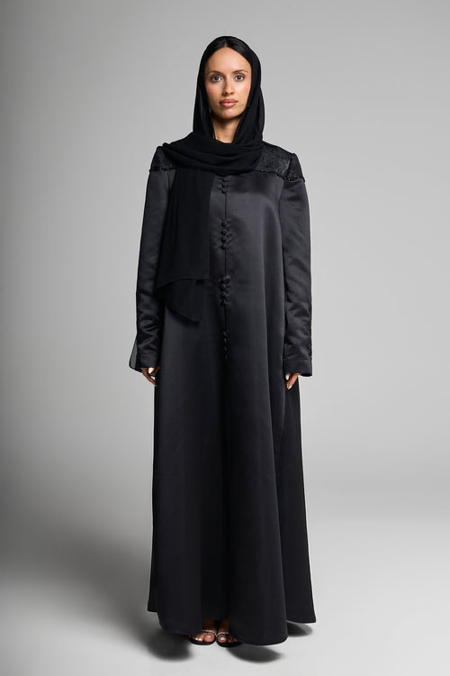 Eternal Black Abaya