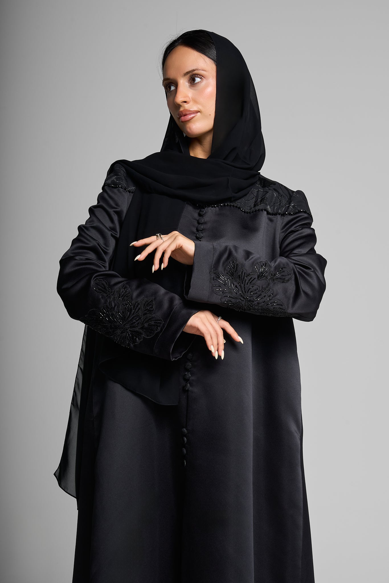 Eternal Black Abaya
