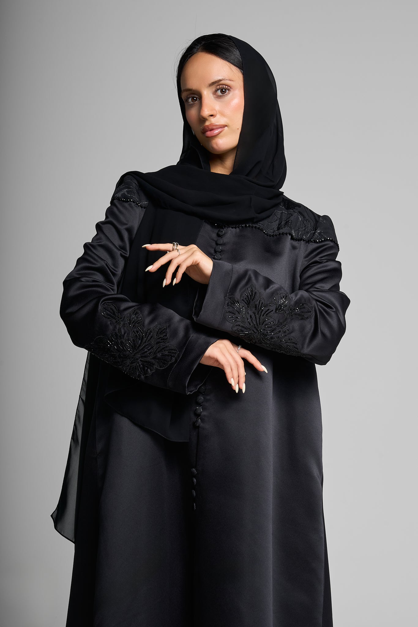 Eternal Black Abaya