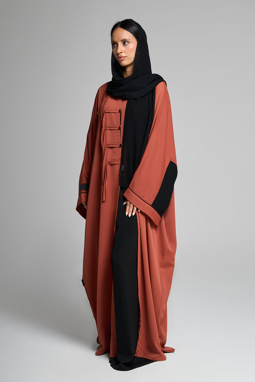 Clay Harmony Abaya – hover image