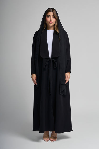 Midnight Bloom Abaya