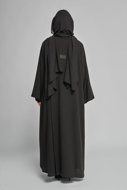 Classic Abaya with Clean Front Panel